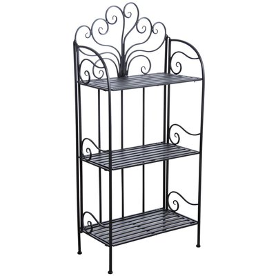 Etagère pliante en métal Arabesques 3 tablettes AUBRY GASPARD