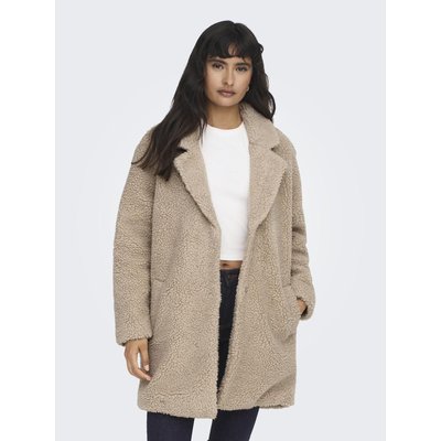 Manteau femme peluche camel La Redoute
