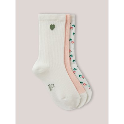 Chaussettes côtelées "Puglia" par lot de 3 CYRILLUS