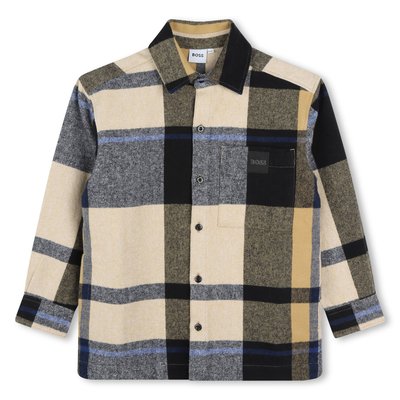 Chemise coton manches longues BOSS KIDSWEAR