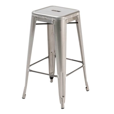 Tabouret en métal mat, INDUS OVIALA