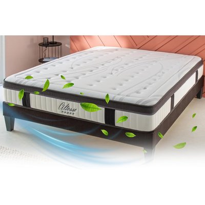 Ensemble Matelas Mémoire+sommier ALTESSE MAISON AUBERTIN