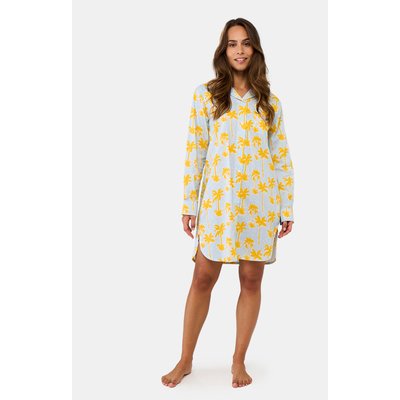 Chemise de nuit en coton, imprimé Palmier ARTHUR