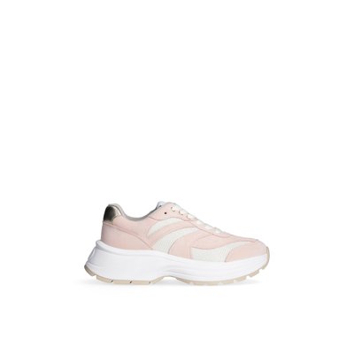 Sneakers en daim et maille filet brillante LIU JO