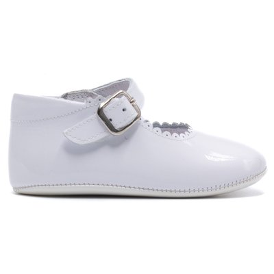 Chaussures premiers pas cérémonie à boucle en cuir ALIX BONI&SIDONIE
