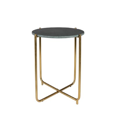 Table d'appoint marbre et laiton - TIMPA DRAWER