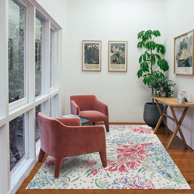 Tapis extérieur kilim fait main rectangle LILITH UN AMOUR DE TAPIS