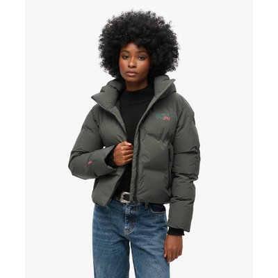 Doudoune droite à capuche SUPERDRY