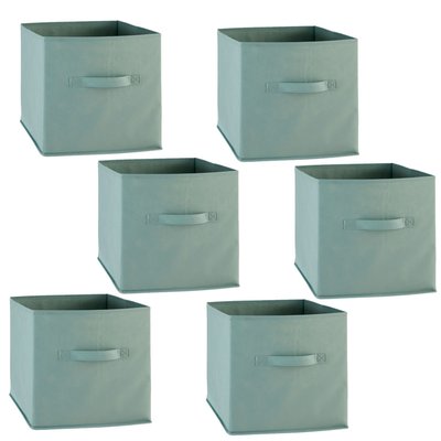 Lot de 6 boîtes de rangement en tissu MIX N' MODUL ATMOSPHERA