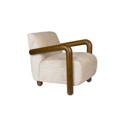 Fauteuil lounge tissu Robinson DUTCHBONE