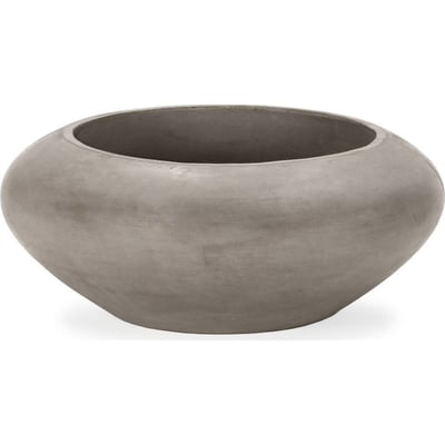 Cache-pot rond en ciment RECOLLECTION
