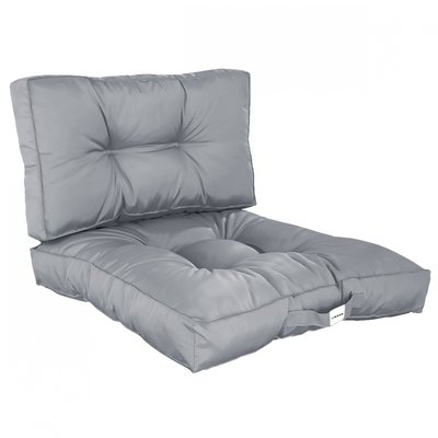 Kit de coussins pour salon de jardin capitonnés - 60 x 60 cm LINXOR