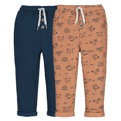 Lote de 2 pantalones árabes de felpa LA REDOUTE COLLECTIONS