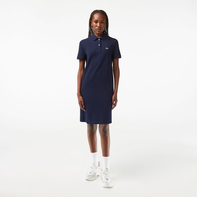 Robe polo, maille piquée souple en coton LACOSTE