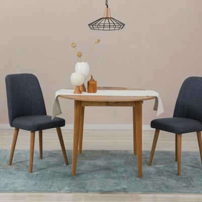 Table ronde extensible 4/6 places - ORINA PIER IMPORT