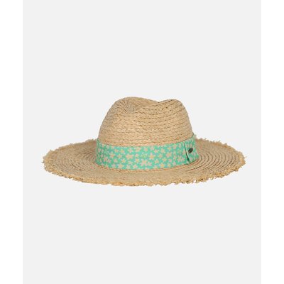 Chapeau de paille foulard imprimé ECRUM OXBOW