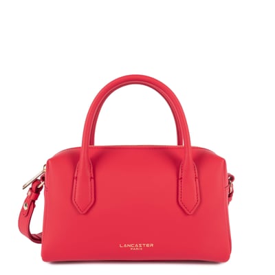 Sac trotteur zippé en cuir, DONNA CUBE LANCASTER