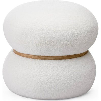 Pouf rond en bouclette RECOLLECTION