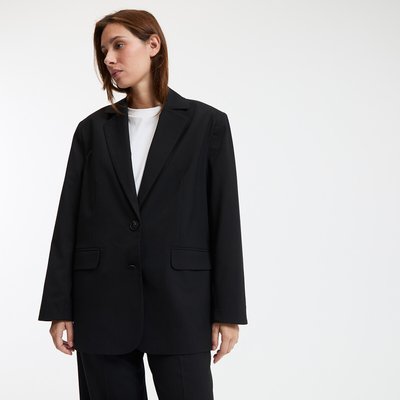 Chaqueta americana oversize, larga y amplia, Signature CLÉANDRE LA REDOUTE COLLECTIONS