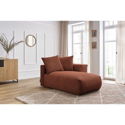Méridienne pour canapé modulable 1 place(s) en velours côtelé, VOLTAIRE BOBOCHIC