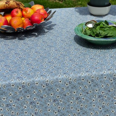 Nappe enduite ronde ou ovale ANEMONE FLEUR DE SOLEIL