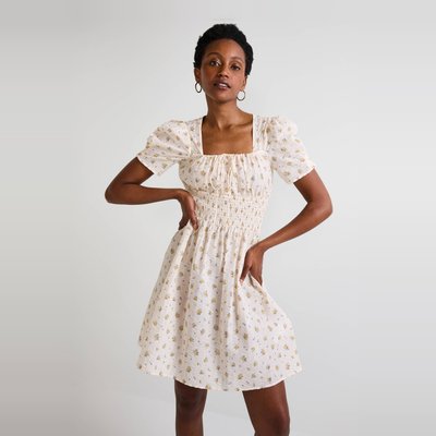 Robe longue a pois monoprix top