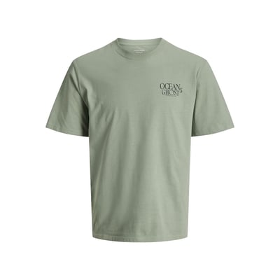 T-shirt met opdruk en logo op de rug JACK & JONES