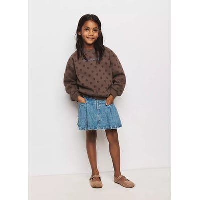 Sweat-shirt imprimé détail brodé MANGO BABY
