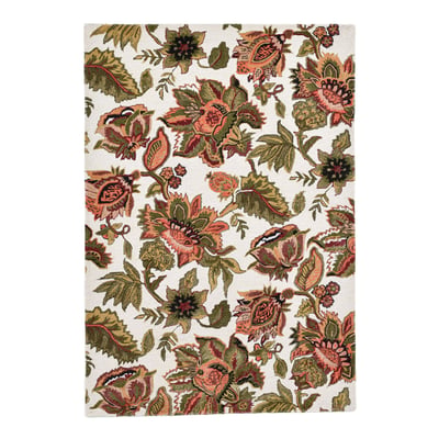Tapis tufté main en laine vierge et viscose THEKO