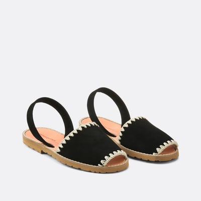 Sandales plates en daim Avarca MINORQUINES