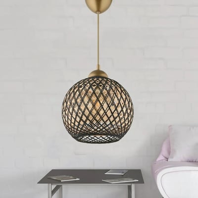 Светильник подвесной с хлопковым абажуром, DL167 / ДЛ167 SO'HOME