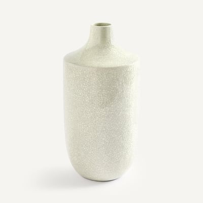 Vase en faïence craquelée, hauteur 36 cm, CATANE AM.PM