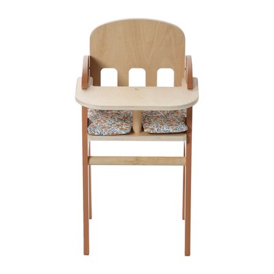 Chaise haute pour poupon en bois FSC® VERTBAUDET