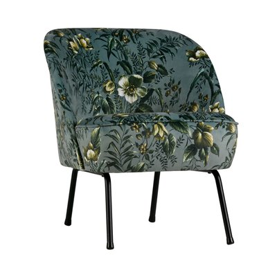 Fauteuil lounge en velours - VOGUE BEPUREHOME