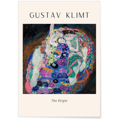 Affiche Gustav Klimt « The Virgin » L'AFFICHERIE