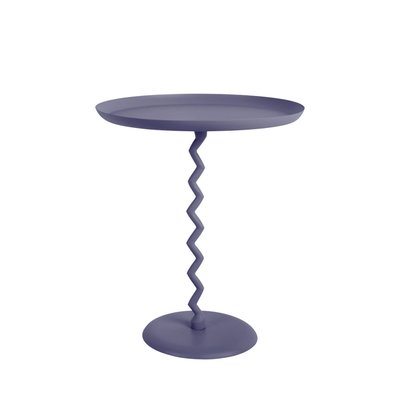 Table d'appoint ronde en métal ø44cm- ZIGZAG LEITMOTIV