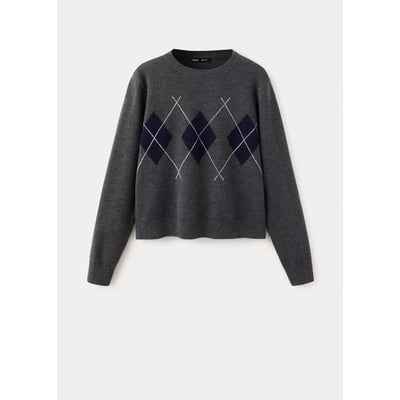 Pull maille losanges MANGO