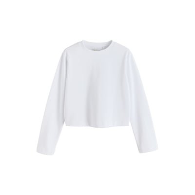 T-shirt court droit en tissu épais NEXT