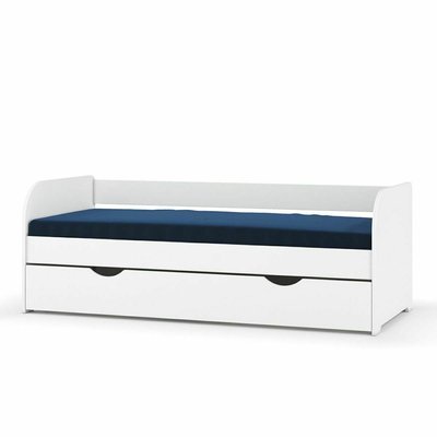 Pack lit banquette gigogne avec matelas Bois massif  ZIRA AKITEN RETAIL