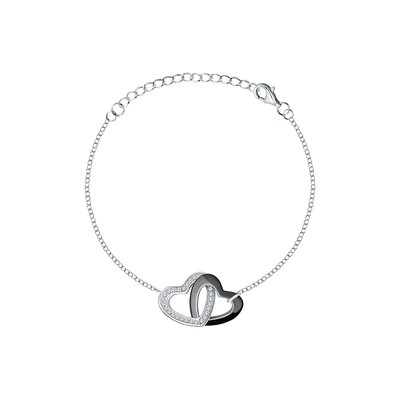 Bracelet en argent 925, céramique et oxyde de zirconium CLEOR