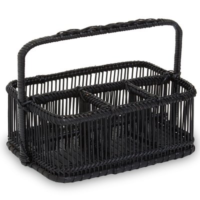 Rattan Bamboo Caddy Basket SO'HOME