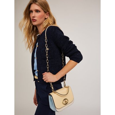 Petit sac en tissu enduit lisse bicolore MOTIVI