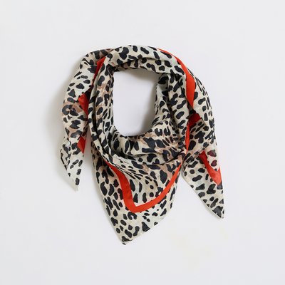 Foulard imprimé léopard GRAIN DE MALICE