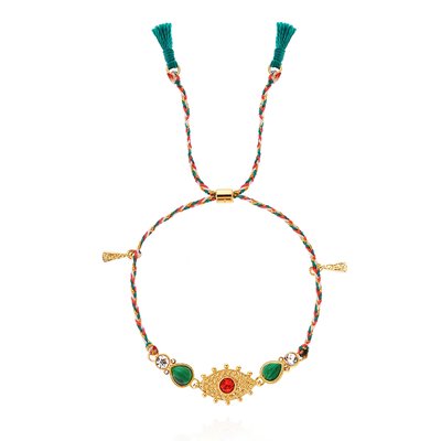 Bracelet cordon réglable avec pampilles KALIE HIPANEMA