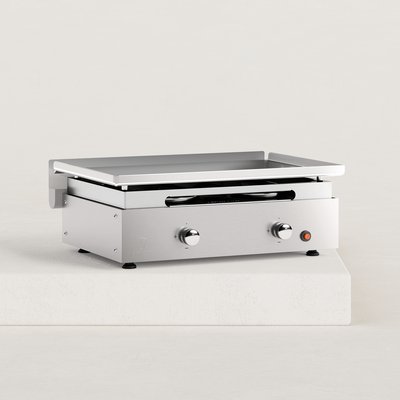Plancha Gaz Inox 2 Feux, CREATIVE VERYCOOK