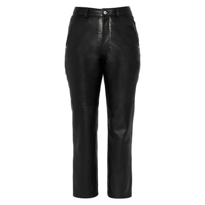 Pantalon droit en cuir SCHOTT