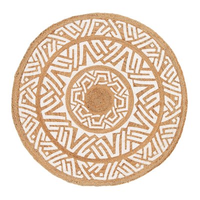 Mikat Round Jute Rug SO'HOME