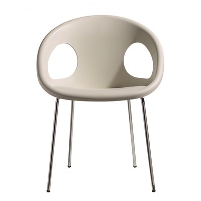 Chaise design DROP pieds chromés SCAB DESIGN
