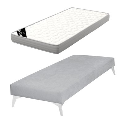 Pack sommier tapissier avec matelas Bois massif  HOCÉA AKITEN RETAIL