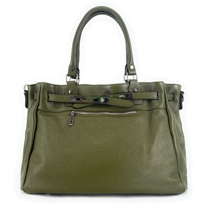Sac cabas en cuir grainé JANET SILVER OH MY BAG